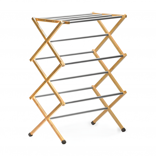 Wooden Clothes Drying Rack